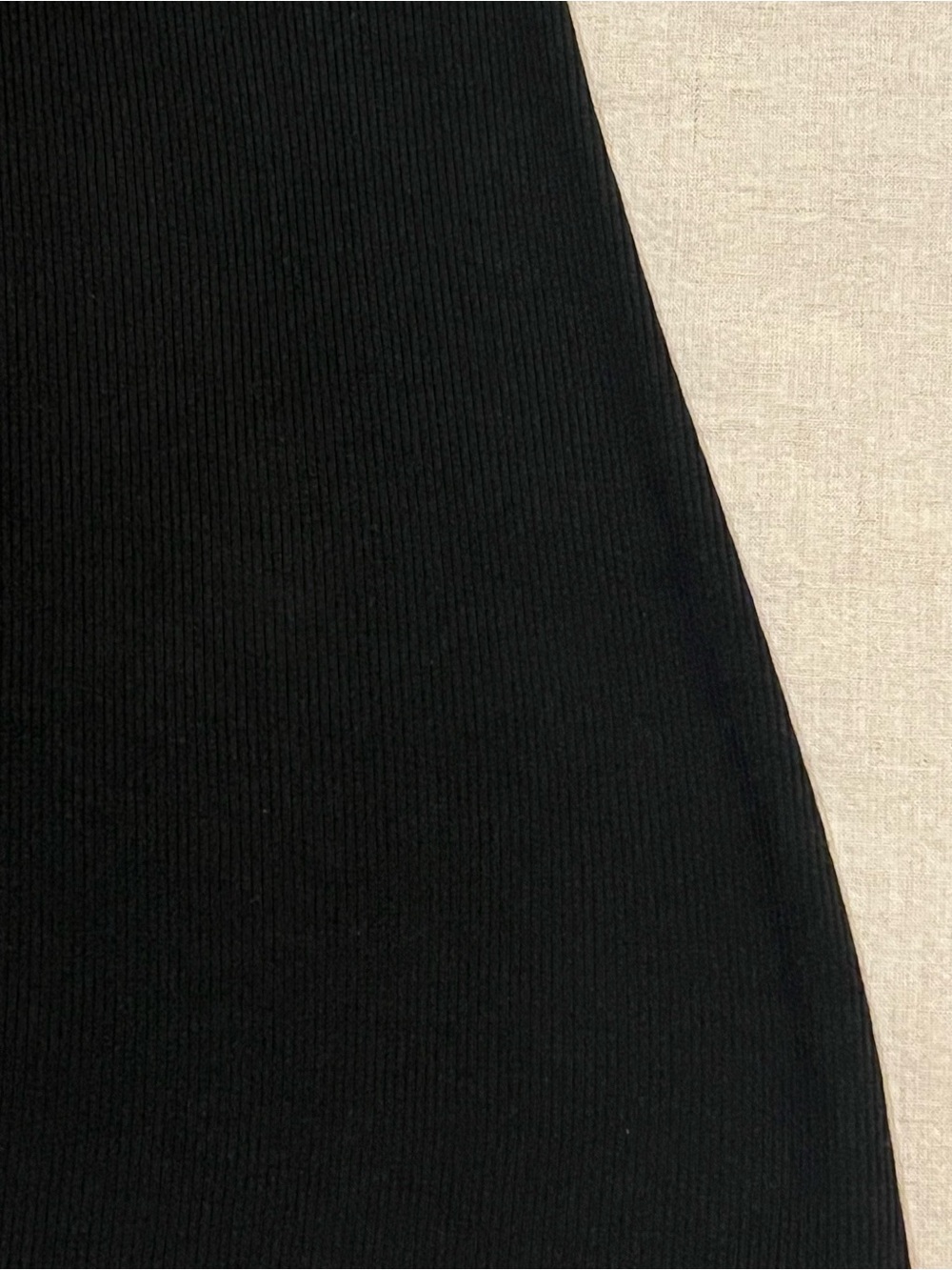 Popilush Ribbed Maxi Dress Black Built in Shape-wear Sexy Slip Dress Size Medium - Picture 6 of 14